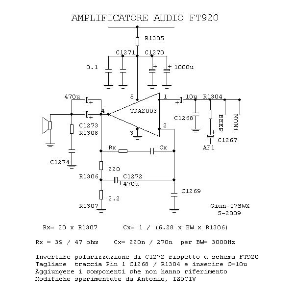 Schema elettrico ft 277